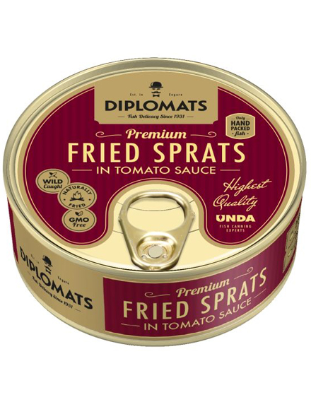 Fried Sardines in Tomato sauce Diplomats, 240g, 24/box