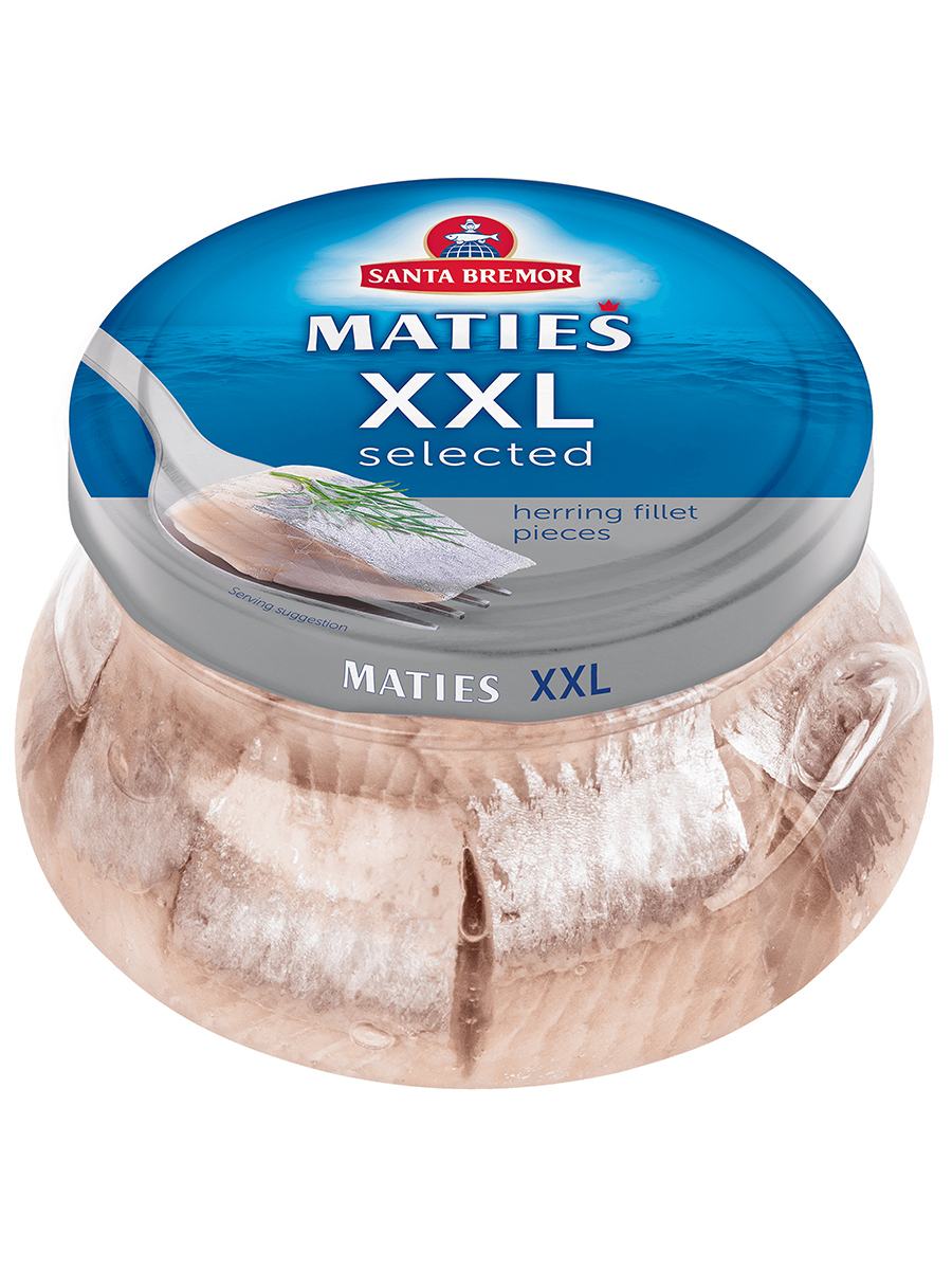 Herring fillets Matjes Original, 260g, 6/carton 