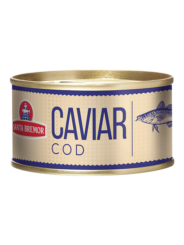Cod caviar, 130g, 12/carton
